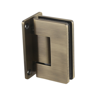 Úc đầy đủ rắn Đồng Vuông kính cắ<span class=keywords><strong>t</strong></span> vòi hoa sen cửa bản lề trong màu sắc - Product Image 5