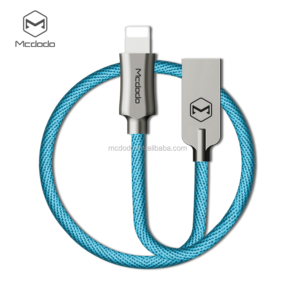 1,2 M 4FT 2.4A de alta corriente de carga rápida de Nylon tejido trenzado USB 8 pin Cable de carga para nuevo iPhone