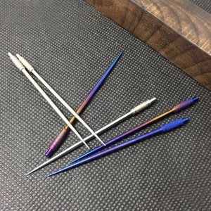 Multi-colored Anodized Titanium Multifunction <strong>Toothpicks</strong> with Holder - Product Image 4