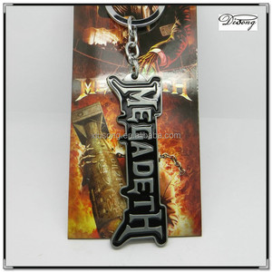 Ys2359 in metallo personalizzati <span class=keywords><strong>Megadeth</strong></span> catena chiave, lette in metallo portachiavi - Product Image 1