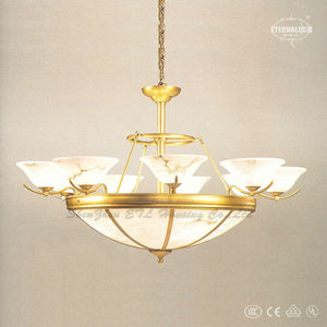 classi de lujo de calidad del hight de color blanco en interiores de alabastro de oro colgante lámparas hechas en china etl87077 - Product Image 1