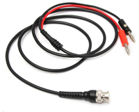 Fil de connecteur de fiche banane BNC mâle à double 4mm de haute qualité pour les applications d'alimentation