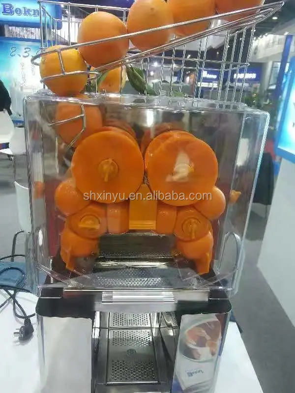 เคาน์เตอร์อัตโนมัติมืออาชีพเครื่องคั้นน้ำผลไม้สีส้ม