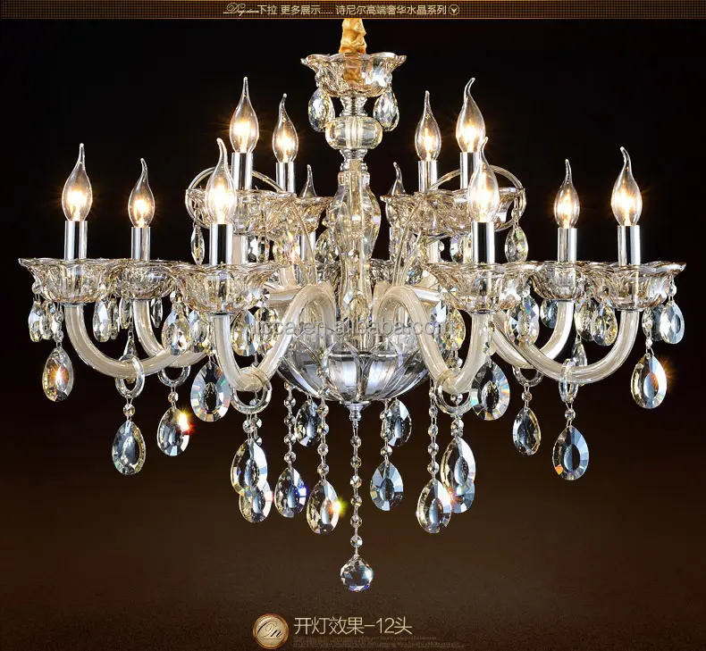 Hot Sales 15 Lichter Luxus Gute Qualität Kristall Kronleuchter Wohnzimmer Modernes Design Esszimmer Pendel leuchte