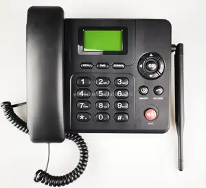 ETS 6688 WCDMA 3กรัมสก์ท็อปโทรศัพท์ /Gsm 3กรัมคงโทรศัพท์ไร้สายที่มีช่องเสียบซิมการ์ด