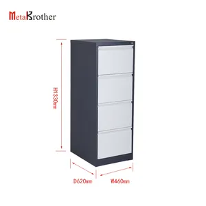 Fireproof 2 3 4 Drawer Cabinet Metal Filing Cabinet Vertical File Drawer Dividers Cabinets Storage Steel Cheap Office Furniture