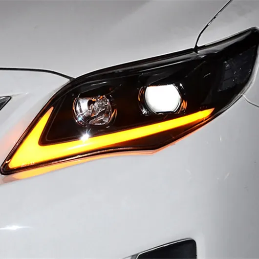 VLAND fabrika için yüksek kalite araba far COROLLA için LED kafa ışık 2011 2012 2013 LED ön lamba DRL ile + dönüş sinyali