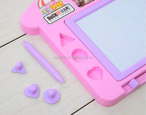 Новое поступление, Детские канцелярские товары, цветная магнитная доска для рисования, пластиковая для детей, голубая, розовая, CN;ZHE DUCKEY унисекс 5703 64 - Product Image 3