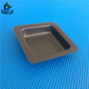 10 ML Noir Petite Taille En Plastique fond Plat Carré Peser Plats/Bateaux/Plateau/Bols - Product Image 2