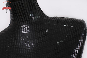 Manichino Torso per Sartoria di Alta Qualità <span class=keywords><strong>con</strong></span> <span class=keywords><strong>Paillettes</strong></span> Nere - Product Image 2