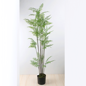 Decorazione per la casa di piante artificiali di felce artificiali ad alta simulazione - Product Image 3