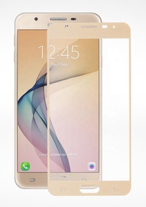 Protector de pantalla para teléfono móvil <span class=keywords><strong>Samsung</strong></span>, protector de pantalla curvo de vidrio templado engomado 9H 2.5D para teléfono móvil <span class=keywords><strong>Samsung</strong></span> J7 prime totalmente cubierto - Product Image 2