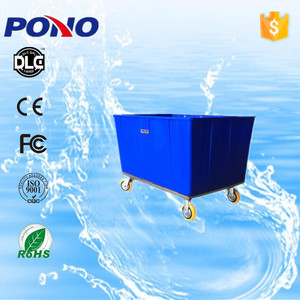 China <span class=keywords><strong>PONO</strong></span> CE/ISO aprobó profesional mejor venta nuevo diseño plástico barato Lino carrito de lavandería - Product Image 1