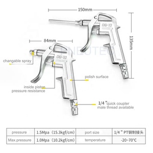DG-10/989 maschio/femmina BSP1/4 con ugello Taiwan metallo soffiaggio aria <span class=keywords><strong>pistola</strong></span> Utensili Pneumatici Aria di Alimentazione <span class=keywords><strong>pistola</strong></span> a spruzzo - Product Image 2