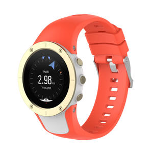 Tschick-Correa de silicona blanda para <span class=keywords><strong>Suunto</strong></span> <span class=keywords><strong>Spartan</strong></span> Trainer, repuesto de pulsera <span class=keywords><strong>HR</strong></span> con hebilla de Metal - Product Image 4