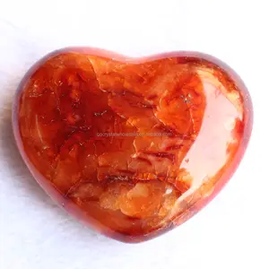 प्राकृतिक लाल carnelian पत्थर दिल, क्रिस्टल पत्थर दिल