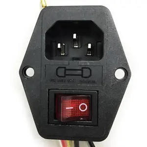 EIN/AUS-Schalter Buchse mit Buchse für Netz kabel Jamma Arcade-Maschine E/A-Schalter mit Sicherung