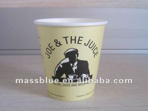 Tazza di carta <span class=keywords><strong>da</strong></span> <span class=keywords><strong>caffè</strong></span> usa e getta stampata <span class=keywords><strong>con</strong></span> Logo personalizzato <span class=keywords><strong>con</strong></span> manico e coperchi a parete singola in plastica biodegradabile portabicchieri - Product Image 6