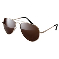 Lunette de soleil avec cadre en alliage, pour hommes et femmes, haute qualité, miroir d'aviation