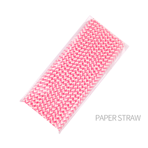 YiWu al por mayor biodegradable polka dot pajitas de papel - Product Image 1