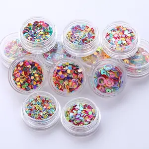 Gratis Verzending Kleurrijke Bling Crystal Sieraden Nail Art Designs Mix Vormen Pailletten Diy 3D Nail Art Decoraties