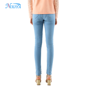 Wholesale washed women jeans elastic Mumbai Hot Sale - Product Image 2