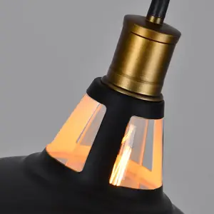 Vintage Grange Pendentif Suspendu Lampe Abat-Jour En Fer Éclairage Industriel Utilisé