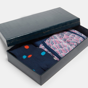 Boîtes d'emballage en carton personnalisées pour chaussettes, boîtes cadeaux en papier pour sous-vêtements, vente en gros - Product Image 4