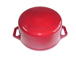 <span class=keywords><strong>26</strong></span> <span class=keywords><strong>cm</strong></span> fonte rouge <span class=keywords><strong>émaillé</strong></span> casserole - Product Image 6