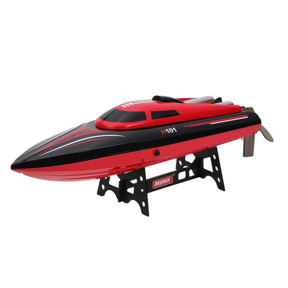 Skytech H101 RC motor boat for kids 2.4G 4 Channel Remote Control 180 Degree Flip High Speed Electric Racing boat fishing Boat