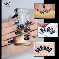 Vernis à ongles professionnel L&M, designs artistiques, gel UV permanent fait main