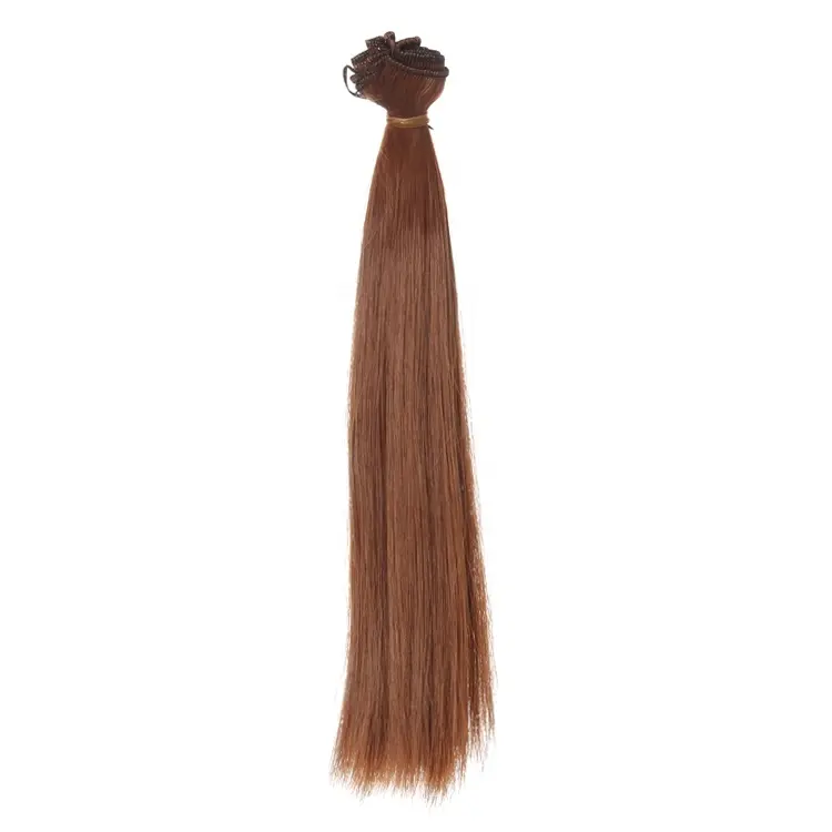 25*100cm straight colorful doll hair weft, synthetic hair extensions for bjd doll wig