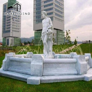 Fuente de Jardín con Mujer Desnuda al Aire Libre, Fuente de Agua de Mármol de Piedra Natural con Chica <span class=keywords><strong>Sexy</strong></span> en Venta - Product Image 5