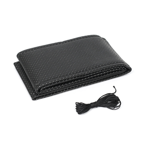 FCGSK vente en gros Spot multicolore trou <span class=keywords><strong>PU</strong></span> voiture cousu à la main bricolage couverture de volant - Product Image 5