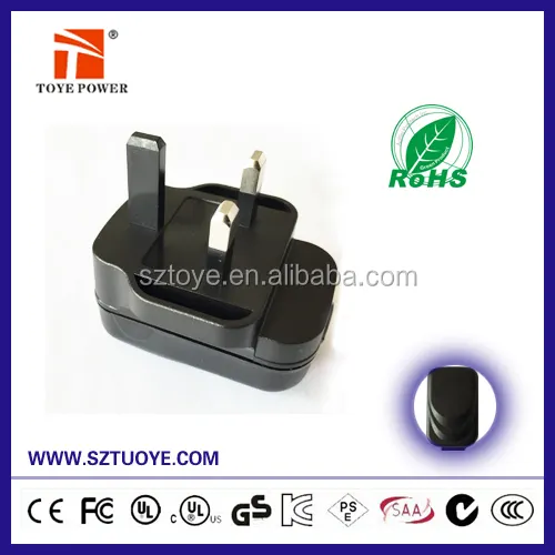 5 V 2.1A adaptador de reino unido <span class=keywords><strong>especificación</strong></span> adaptador USB de la buena calidad de la fábrica China 5 V 2a adaptador