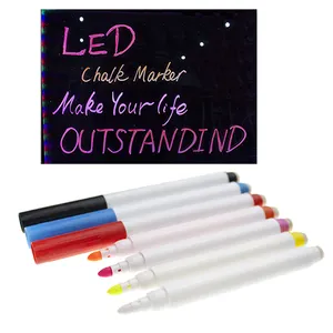 <span class=keywords><strong>Pennarelli</strong></span> per Lavagna Colorati Promozionali, <span class=keywords><strong>12</strong></span> Colori, Inchiostro Cancellabile a Secco e Umido - Product Image 1