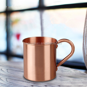 Tazza da viaggio per birra da Bar in <span class=keywords><strong>rame</strong></span> puro al 100% con manico ad arco liscio - Product Image 4