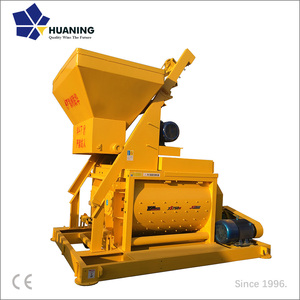 Huaning JS750 Mezcladora de Concreto de Doble Eje Forzado, 35 M3/h, Motor de Alta Eficiencia de 30kw, Uso en Construcción, Operación Automática - Product Image 1