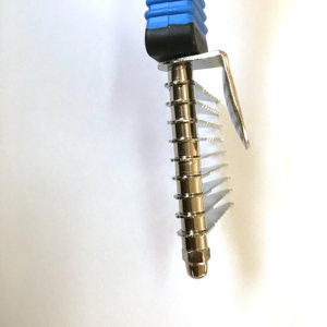 Poignée en plastique Antidérapant D'animal Familier D'impression De Patte de <span class=keywords><strong>Chien</strong></span> Chat Animal Chiot Caniche Noué Longue <span class=keywords><strong>Coupe</strong></span> De Cheveux Peigne Râteau - Product Image 6