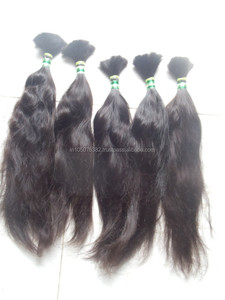 Extensiones de cabello Remy virgen indio sin procesar de alta calidad a granel para trenzas - Product Image 6