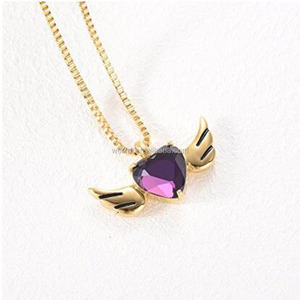 Angolo Ala Cremazione Urna di Vetro Dei Monili Del Cuore Pendente Della Collana Memoriale Regalo Per Il <span class=keywords><strong>Mio</strong></span> Migliore <span class=keywords><strong>Amico</strong></span> - Product Image 2
