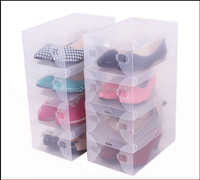 Boîte à chaussures en plastique transparente boîte cadeau transparente personnalisée en PVC boîte pour animaux de compagnie