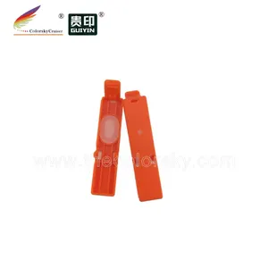 (C27-C) plastic orange cover cartridge transport clip for canon CLI551 CLI251 CLI851 CLI751 CLI151 CLI-551 with silicone pad