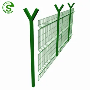 Nylofor 3D pannello di recinzione e cancelli/flessibile recinzione del giardino (Zincato)