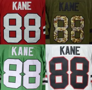 Chicago Patrick Kane Chất Lượng Tốt Nhất Khâu Quốc Gia Hockey Jerseys