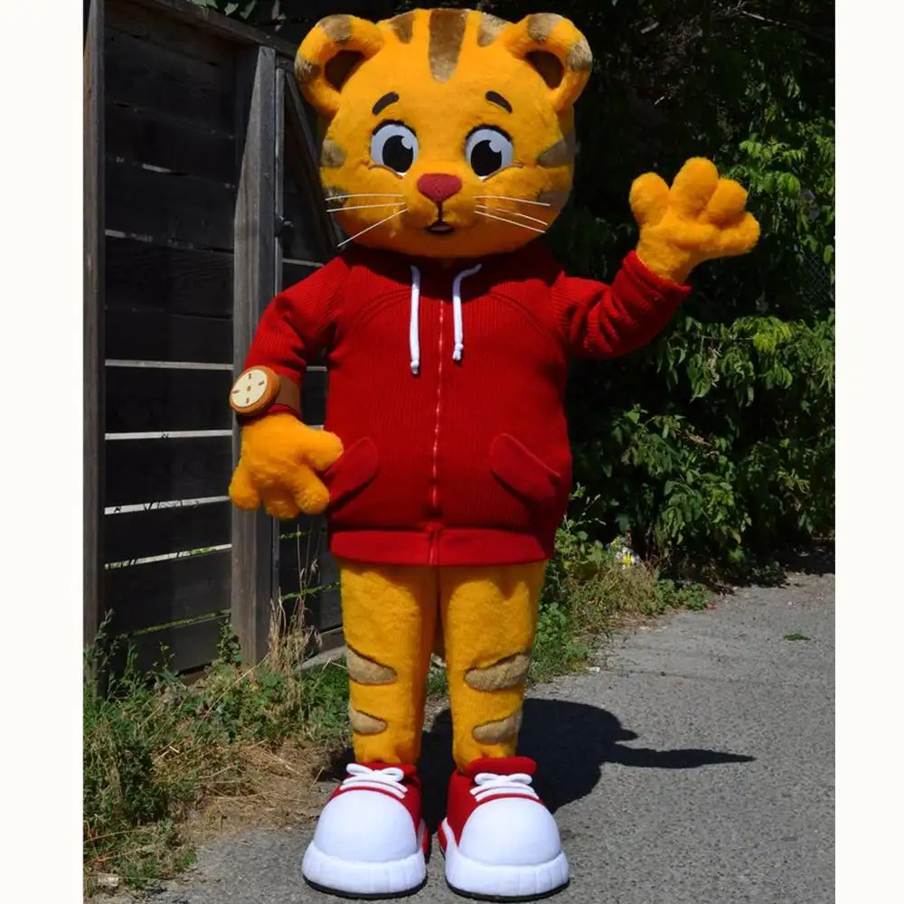 Traje de Mascota de tigre Daniel para Fiesta infantil