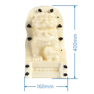 قوالب بلاستيكية صغيرة من الخرسانة الزخرفية على الطراز الصيني لحديقة الكلاب من فو - Product Image 4
