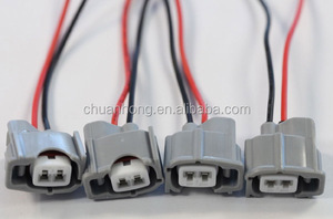 Untuk Honda Civic Acura RSX K20 K24 R18 RDX injektor bahan bakar Pigtail kawat konektor kabel Harness - Product Image 3