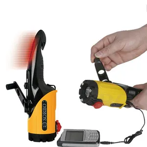 Auto Emergency Multifunction Light Window Hammer Mobile Charger Led Flashlight Torch