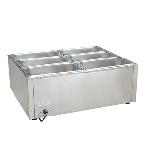 Equipo de restaurante 6 Pote Húmedo Bien Bain Marie Comida Caliente - Product Image 4